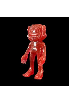Swampy Clear Red  Designer Resin Toy by Blamo