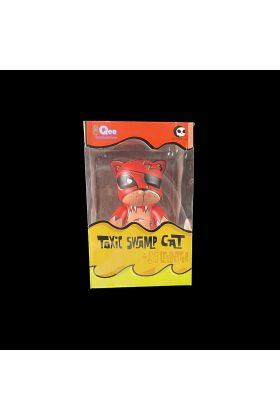 Toxic Swamp Cat Qee Red - Joe Ledbetter x Toy2R