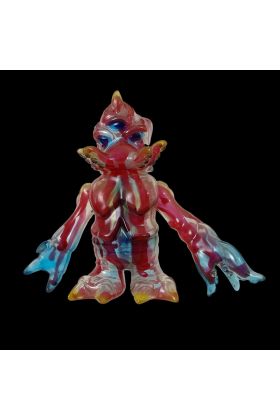 Tripus Clear Splatter Sofubi by Cronic x Max Toy