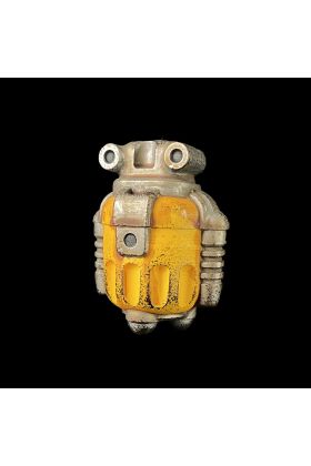 Sprog Visor Yellow Designer Resin Toy by Cris Rose