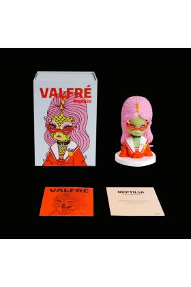 Reptilian Designer Vinyl Toy by Valfre