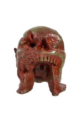 Severed Head Gory Green and Red Sofubi by Velocitron