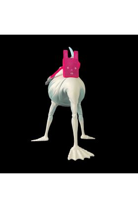 Walrus Rider Pink White Flocked - Alex Pardee