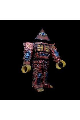 Junker-V Deltahead Wombat Sofubi Robot Custom by Marmit