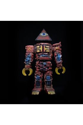 Junker-V Deltahead Wombat Sofubi Robot Custom by Marmit