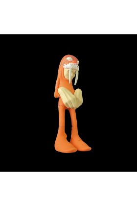 Wyger Orange Designer Vinyl Toy by Sam Flores