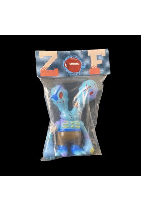 Zombie Fighter Blue Sofubi New in Bag by Super7 x Secret Base