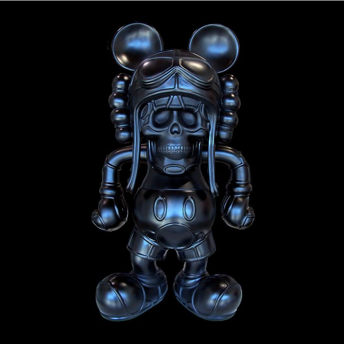 【国内配送】 Deathshead Mickey Blackout Lifesize Fiberglass by David その他