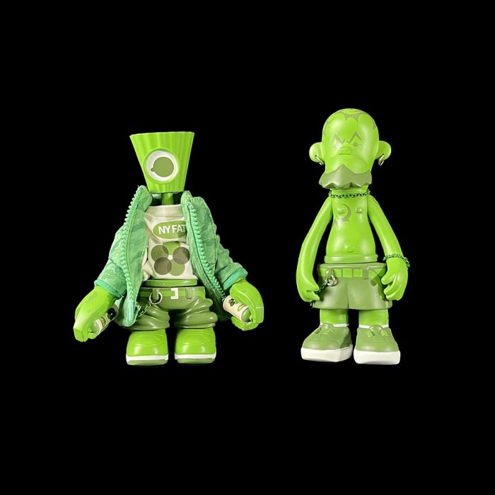 Tattoo and NY Fat Crylon Set - Green Exclusive by Michael Tattoo and NY Fat Crylon Set - Green Exclusive by Michael