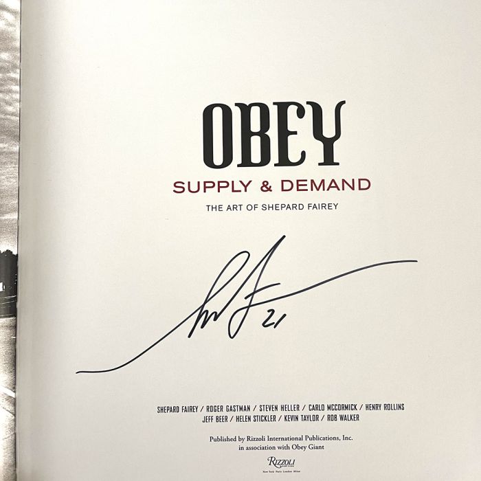 「OBEY: Supply & Demand （20周年記念版／ハードカバー）」 SUPPLY & DEMAND BOOK 20 Year Edition – OBEY CLOTHING