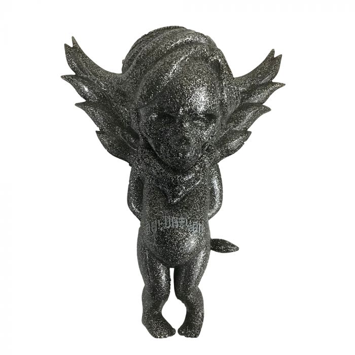 Salvation Ink Black and White Marble Sofubi by Usugrow x Secret Base