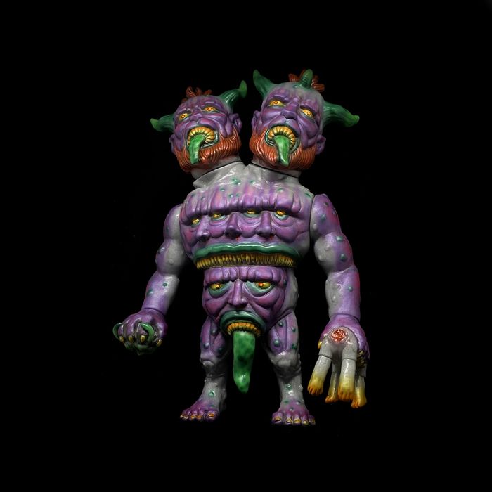 Savage King - Viscious Purple Sofubi by Izumonster