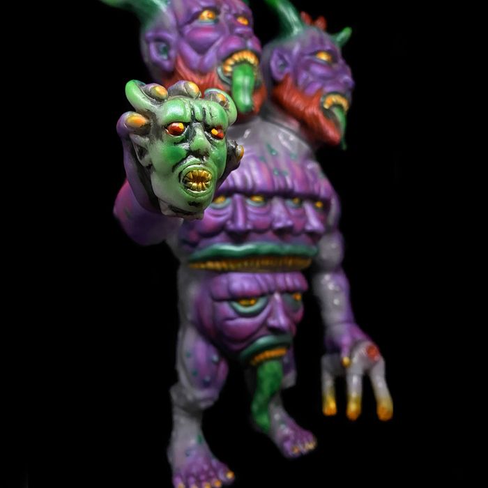 Savage King - Viscious Purple Sofubi by Izumonster sofvi