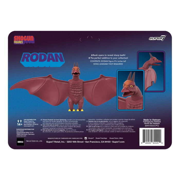 Shogun Rodan ReAction Figures Wave 1 - Super7