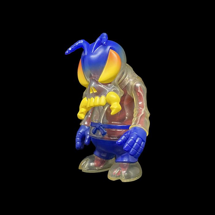 Skullbee Clear Voodoo with Guts Sofubi by Secret Base x Super7