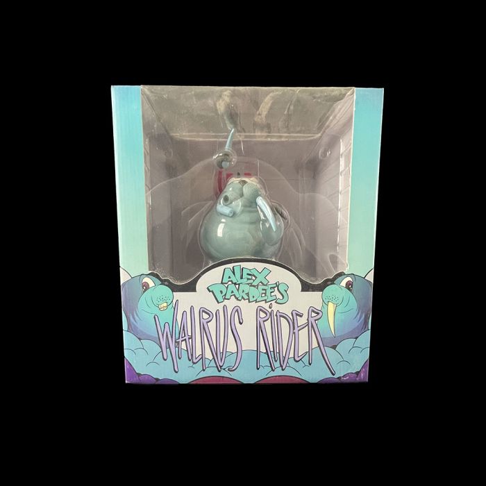Walrus Rider Pink White Flocked - Alex Pardee
