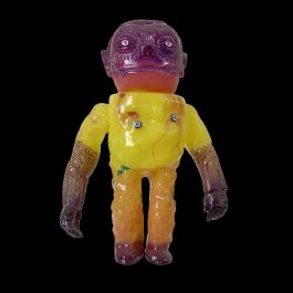 Grody Monster Yellow Sofubi by Grody Shogun sofvi kaiju soft Grody Monster Yellow Sofubi by Grody Shogun sofvi kaiju soft