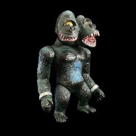 Double Head Monkey Sofubi Kaiju by Skull Head Butt sofvi soft vinyl