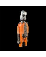 Ruckus Tallboy One Off Robot Orange Designer Resin Toy by Cris Rose