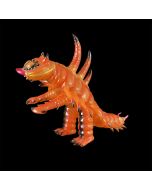 Centipede Monsters Clear Orange Sofubi Kaiju by Dream Rocket