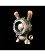 Observation Dunny Yellow Custom Designer Vinyl Toy by Cris Rose