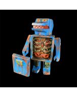 Dino Bytes Blue Atom Edition - Joseph Harmon x Toy Art Gallery