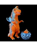 Fantasaurus Rex Orange Sofubi Exclusive by Wonder Goblin x Magitarius