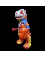 Fossilla Clear Red Sofubi Dino by Super7