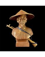Ho Chi Minh Bust Bronze Designer Toy by Frank Kozik