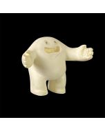Hug White Designer Resin Toy by Blamo