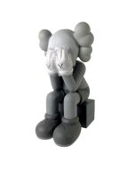 Mini KAWS Companion Passing Through Gray 28cm | Mini Statues