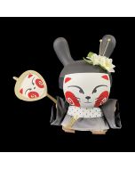 Gold Life Kitsune Custom Resin Dunny by Huck Gee