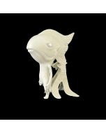 Koibito White and Silver Designer Vinyl Toy by Yoskay Yamamoto