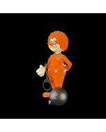 MC Donkey Redemption Orange Designer Vinyl Toy by JIP