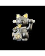 Misfortune Cat - Gold Designer Vinyl Toy by Ferg