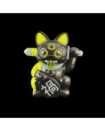 Misfortune Cat - Green Designer Vinyl Toy by Ferg