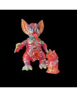 Mockbat Clear Pink Edition Sofubi Toy by Paul Kaiju
