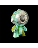 Clear Vision MK2 Moss Turqouise Custom Munny Vinyl by Cris Rose