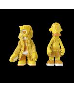 Tattoo and NY Fat Crylon Set - Purple Exclusive by Michael Lau art toy  designer vinyl toy