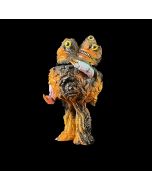 Gunkanjima Double Headed Kaiju Orange Designer Resin - Plaseebo