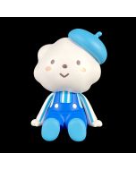 Petite Jumbo Rainbow in Royal Blue Designer Vinyl Toy by Bubi Au Yeung x Fluffy House