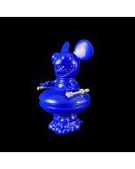 Deadmau5 Grin Blue Blank Sofubi by Ron English x deadmau5