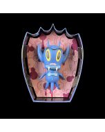 Hot Cha Cha - Blue Designer Toy by Gary Baseman