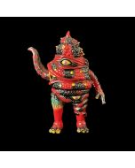 Unchiman Red and Black Sofubi by Paul Kaiju