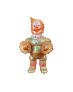 Iron Clown Painted Orange Sofubi by Kikkake