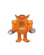 Rumble Monsters Robo #13 Orange Sofubi