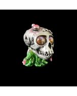 Skulloctopus Silver Kaiju Skull Designer Vinyl Toy - Plaseebo