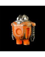 Sprog Robot Orange Designer Resin Toy by Cris Rose